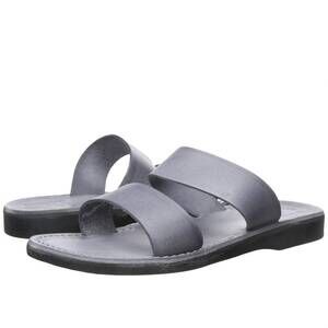 NEW JERUSALEM SANDALS aviv rubber slide in gray